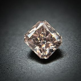 0.29 GIA Fancy Pink Brown I1