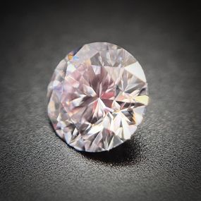0.52 GIA Faint Pink VVS2 - Hearts and Arrows