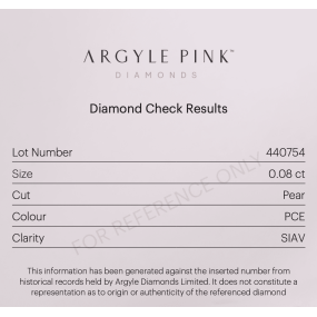 0.08 Argyle PCE Orangy Pink SI2